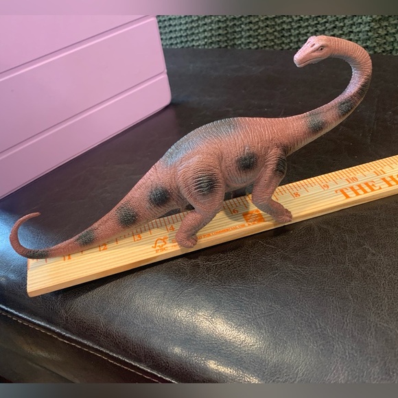 Prehistoric Apatosaurus Toy Dinosaur Figures (2) Plastic Vinyl, Boley-TM04 - Picture 1 of 10